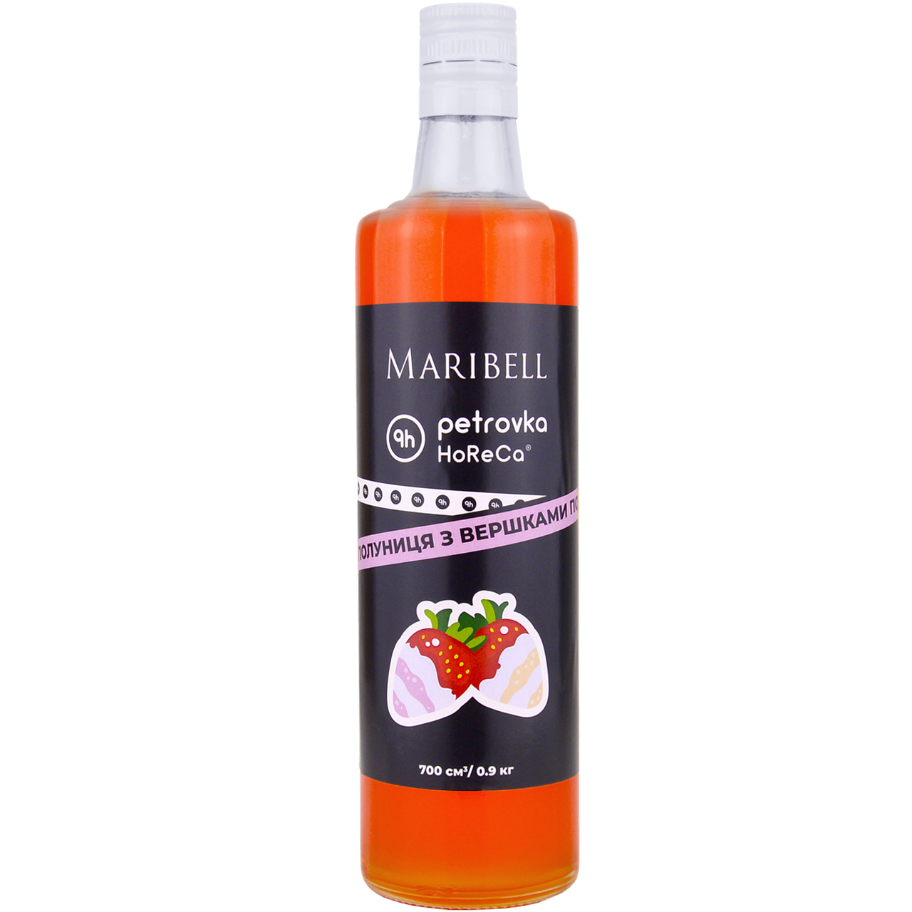 

Сироп б/дозатора коктейльный «Клубника со сливками» MARIBELL-PETROVKA HoReCa 700 мл