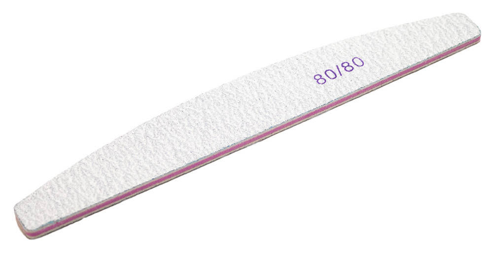 

Пилочка для ногтей Rixus серая полукруглая 80/80