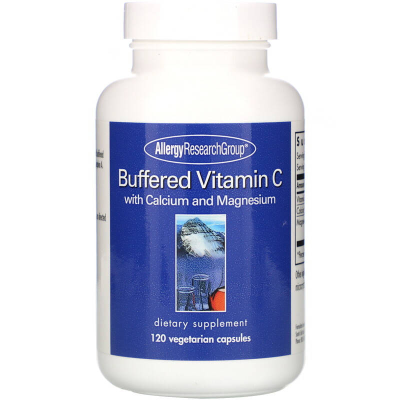 

Allergy Research Buffered Vitamin C / Буферизованный витамин С 500 мг 120 капс