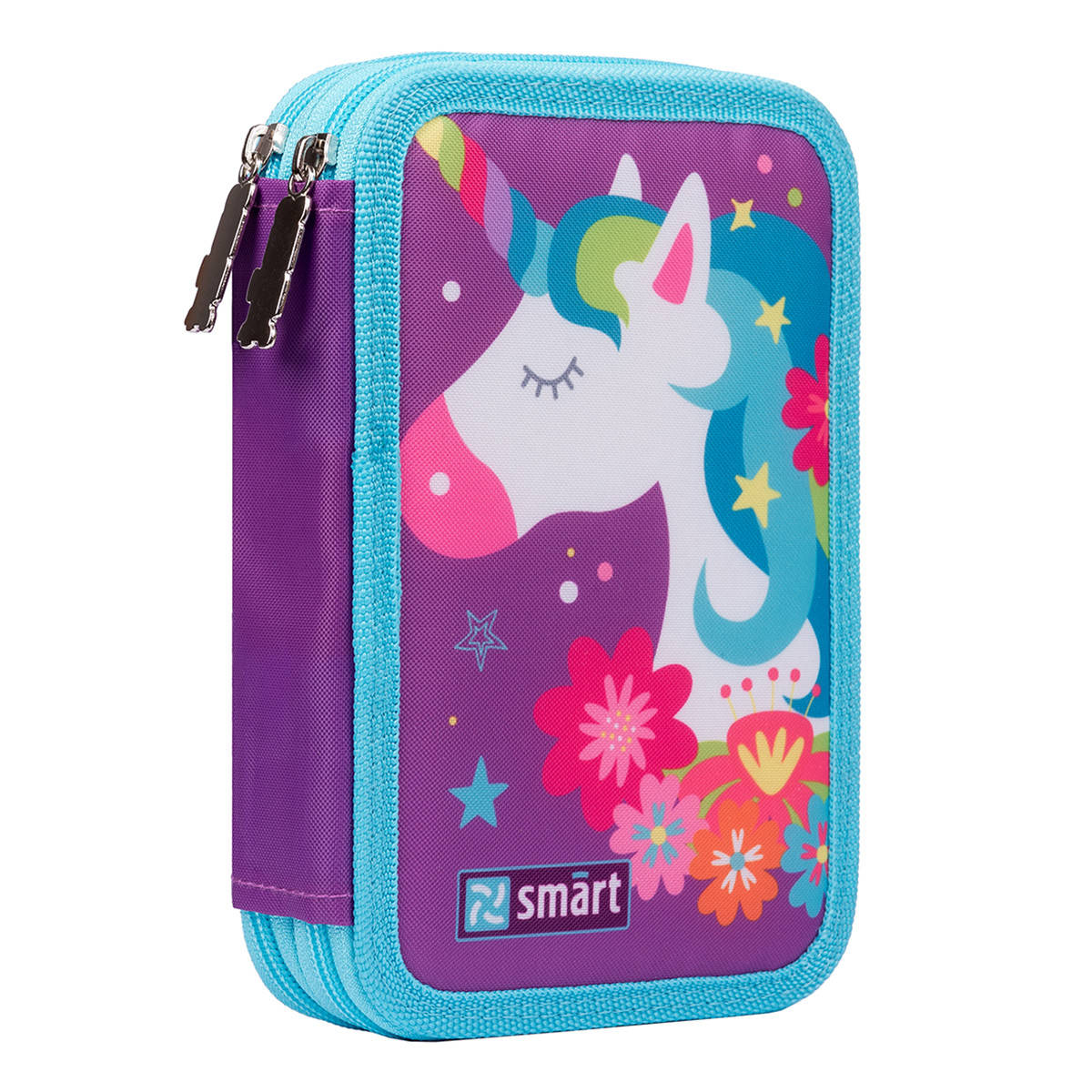 

Пенал твердый SMART двойной HP-01 Stay Magic пурпурный (532839)