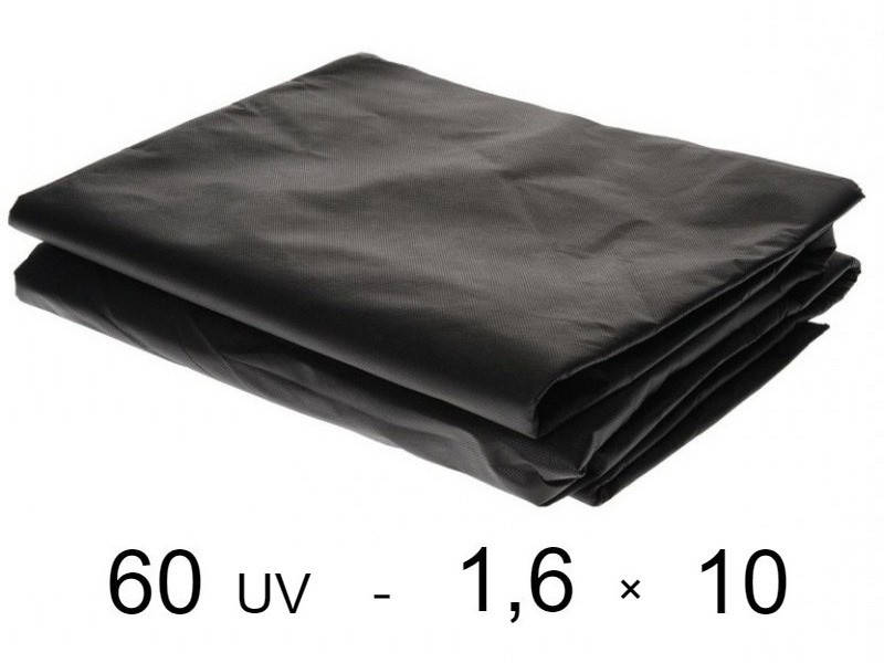 

Агроволокно черное 60 uv - 1,6 × 10 м (Гекса), Черный