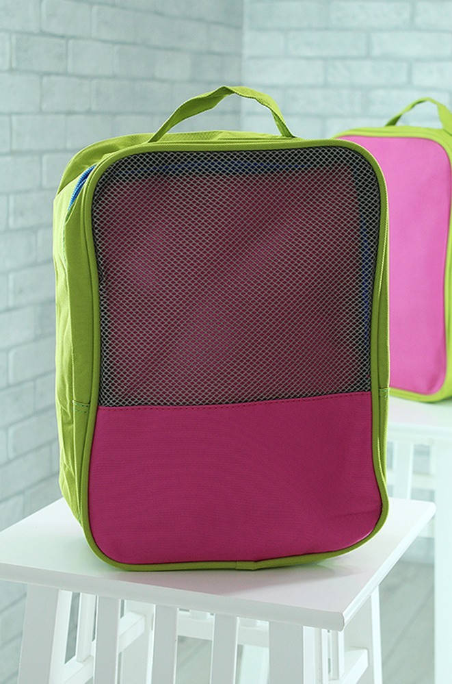 

Сумка спорт зеленая с розовым 22 х 32 х 14 см Уценка 110418M