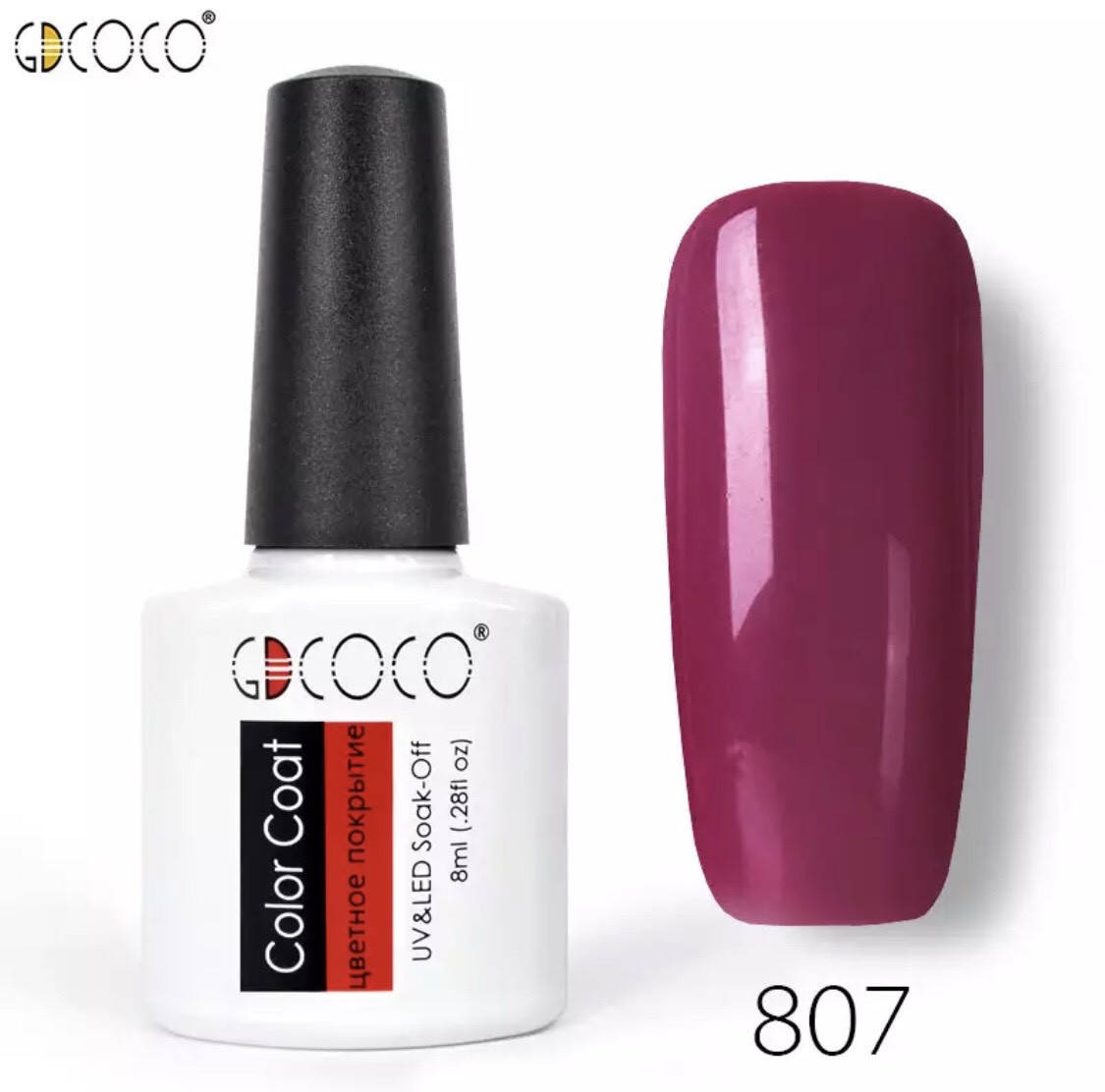 

Гель-лак GDCOCO 8 мл, №807 (рубиновое вино)