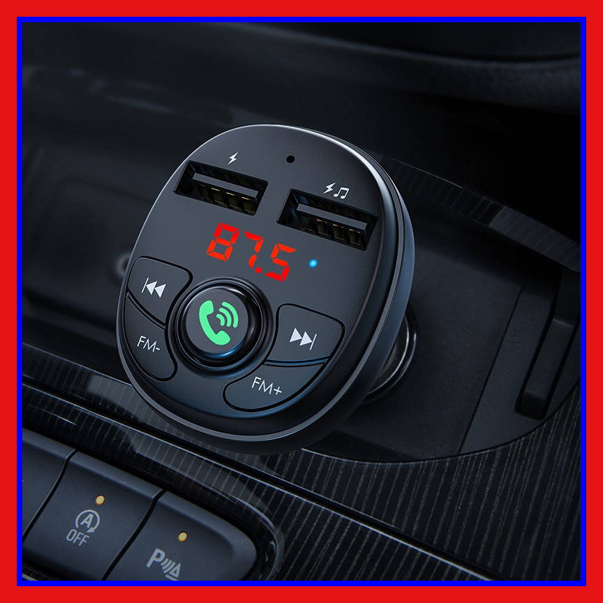 

Фм модулятор Borofone BC26 автомобильное зарядное устройство с Fm модулятором поддержка USB флэшки