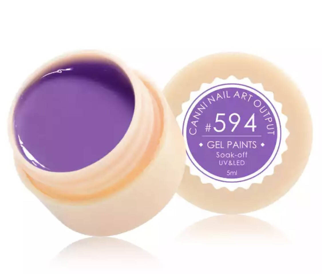

Гель-краска CANNI 594 (лавандовый), 5 мл