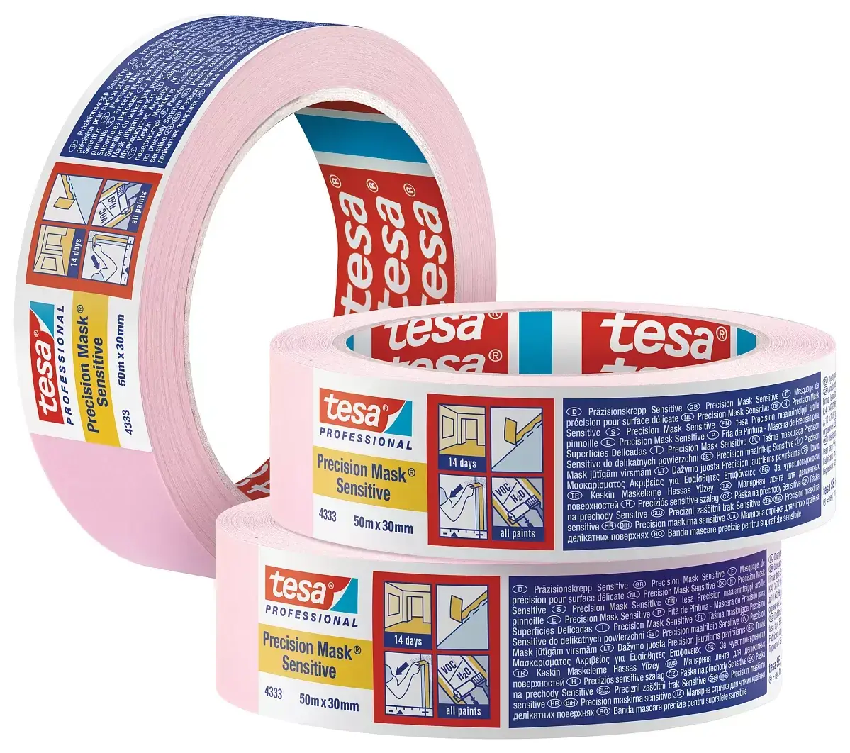 

Защитная лента для покраски Tesa Precision mask Sensitive 30 мм/50 м