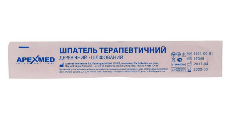 

Шпатель терапевтический деревянный шлифованный