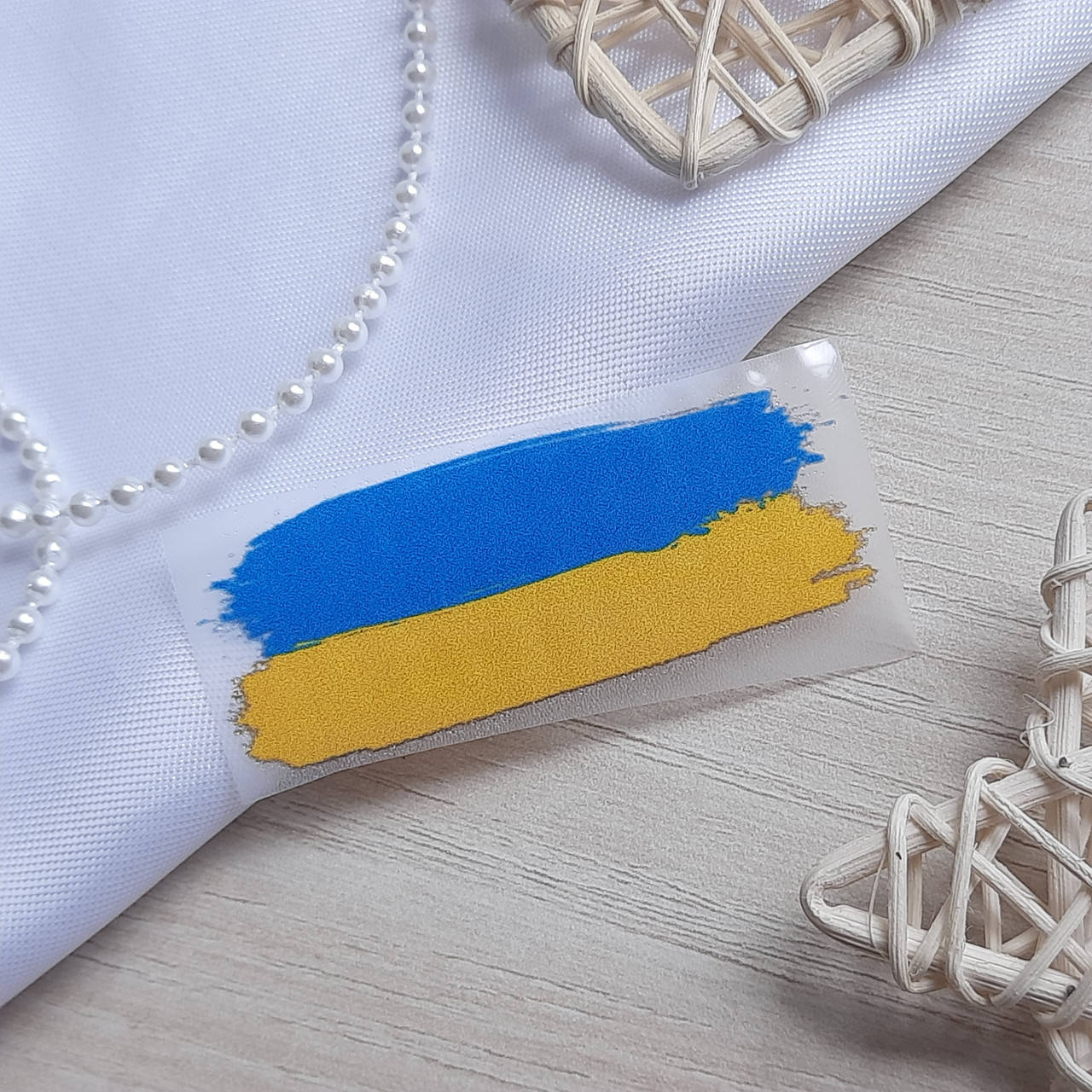 

Термотрансфер Мазок фарби прапор України