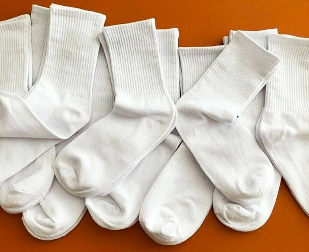 

Носки Sport 42-45 размер 6 пар высокие белые плотные хлопок 6 шт. комплект упаковка мужские, Белый