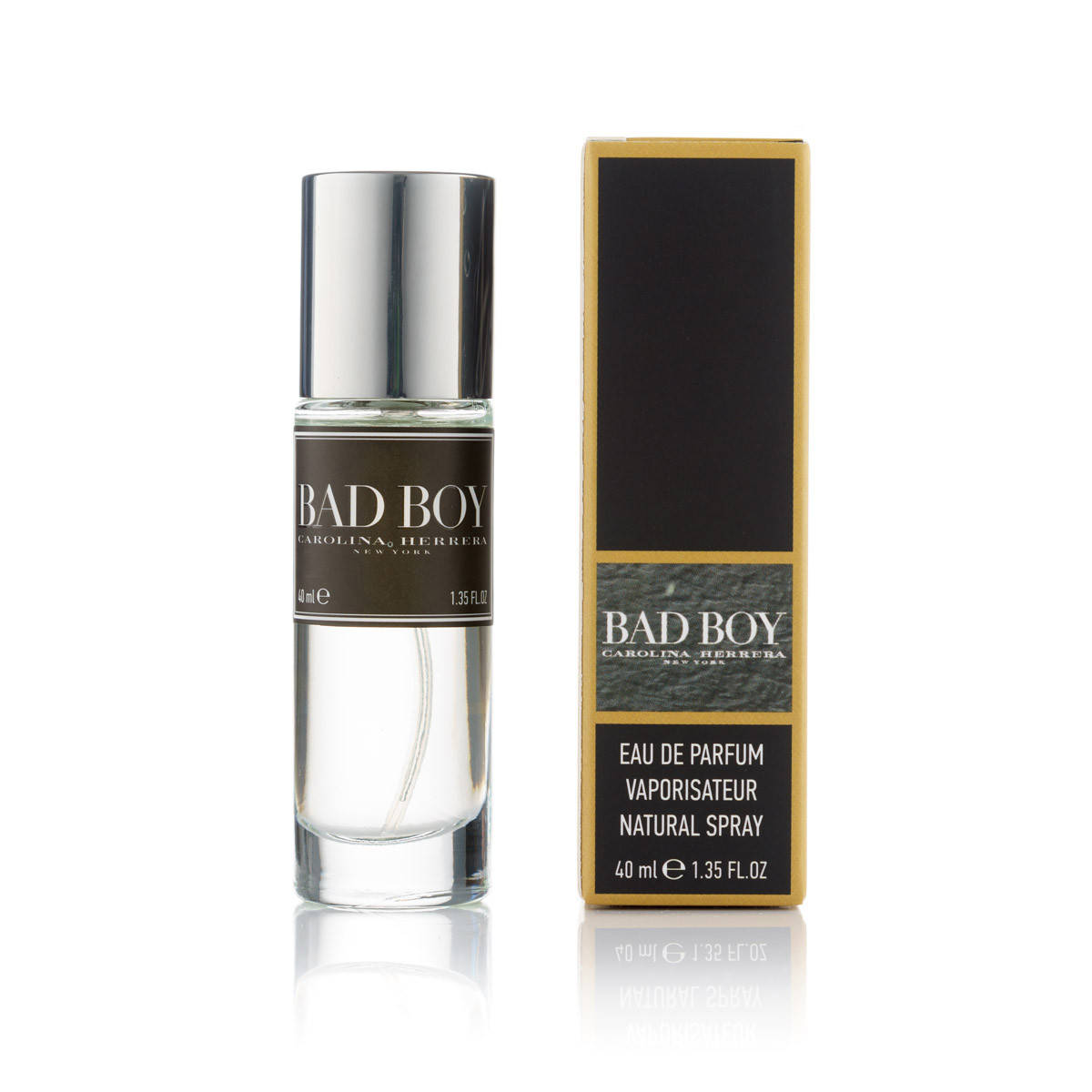 

Мужской мини парфюм Carolina Herrera Bad Boy - 40 мл (320)