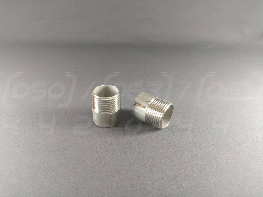

Різьба Ду 25 (1") нержавіюча (ніпель приварний) AISI 304, Серый