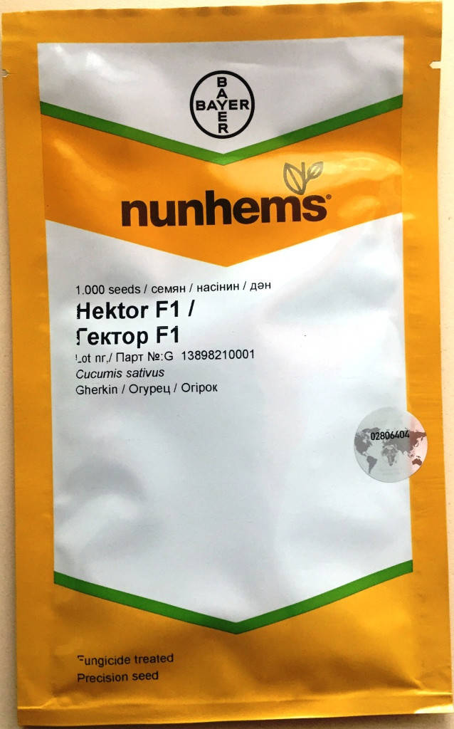 

Семена огурцов Гектор F1 Голландия (Nunhems) кустовой пчелоопыляемый 1000 шт