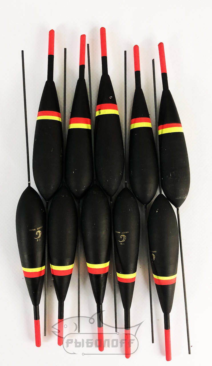 

Поплавок Trade Mark 12г черный с полосками