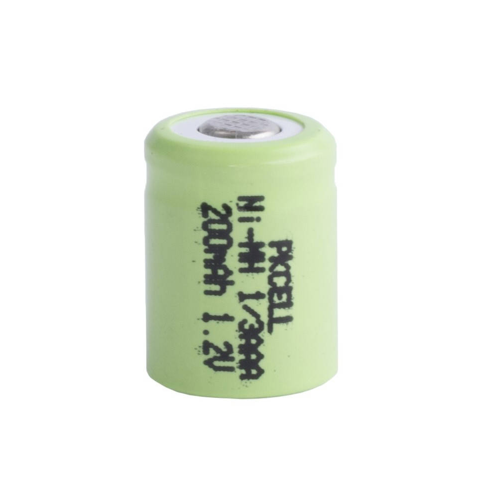 

Аккумулятор "1/3AAA" 200 mAh - PKCELL (NI-MH 1/3AAA200mah 1.2v flat cap) PKCELL