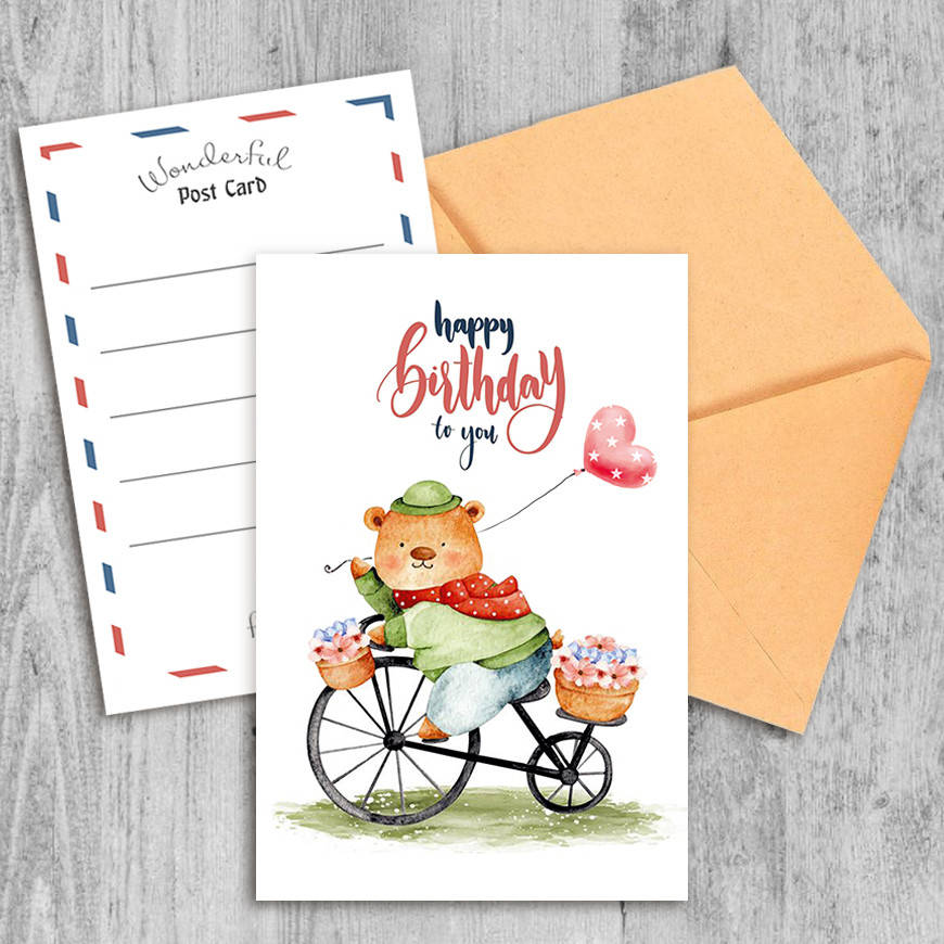 

Поздравительная открытка Happy Birthday to you