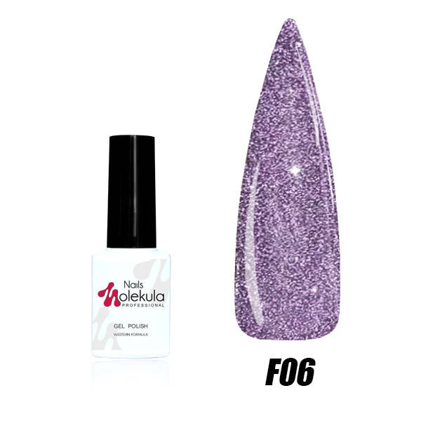 

Світловидбиваючий гель-лак Molekula ( Flash Effect Collection) 6 ml № F06