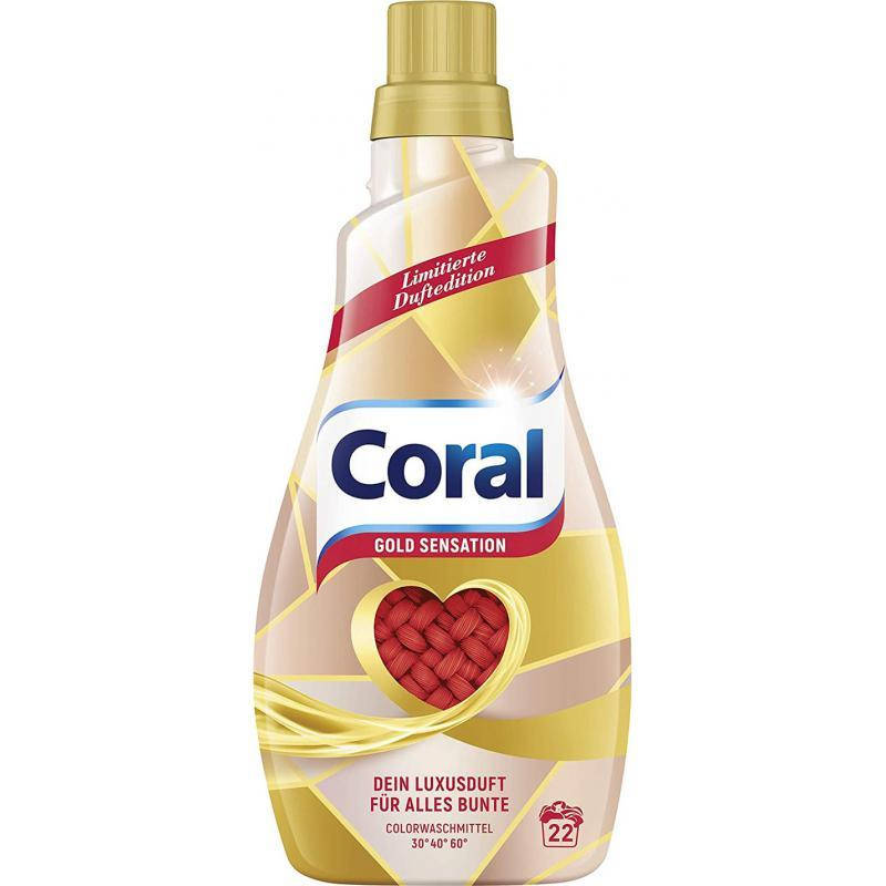 

Порошок-гель д/стирки CORAL COLOR Gold Sensation 22 стир. 1,1л.