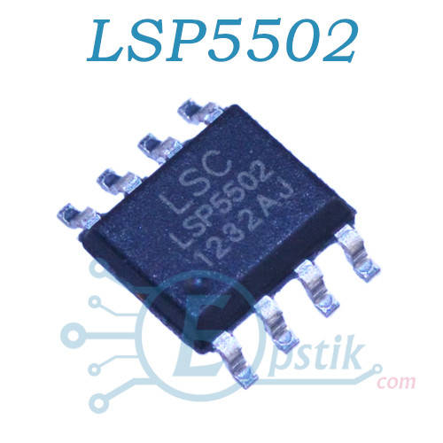 

LSP5502, DC/DC преобразователь 0.925-24В, 2А, 400кГц, SOP8