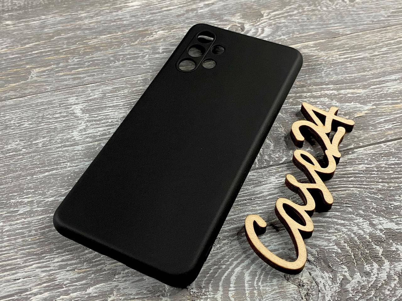 

TPU чехол Smitt накладка бампер для Samsung Galaxy A32 (2 цвета) черный