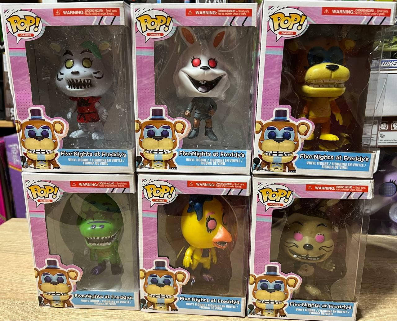 

Игровой набор фигурок Пять ночей у Фредди, Five Nights at Freddy’s, 6 фигурок