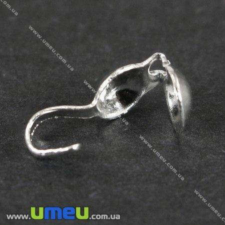 

Каллоты с колечком, 9,0 мм, Светлое серебро, 20 шт (ZAG-000348)