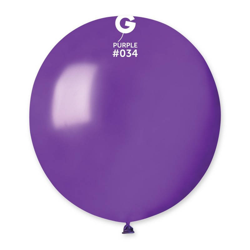 

Латексный шар металлик фиолетовый 19 "/ 34 / 48см Purple