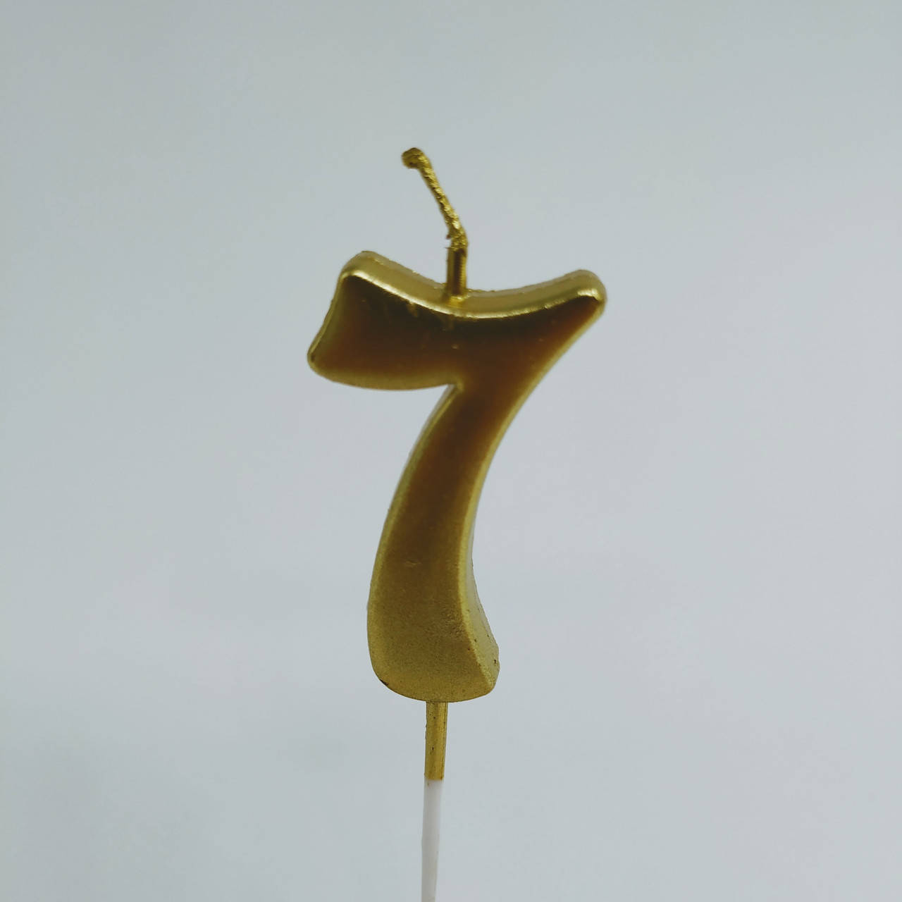 

Свеча Цифра 7 золото - 1 шт