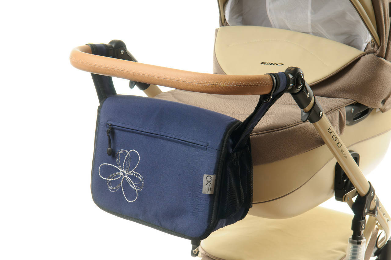 

Сумка на коляску Ok Style Цветок Темно-синий