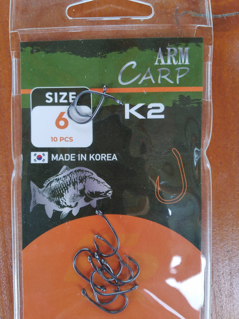 

Крючок карповый Fishing ROI Arm Carp K2 №6