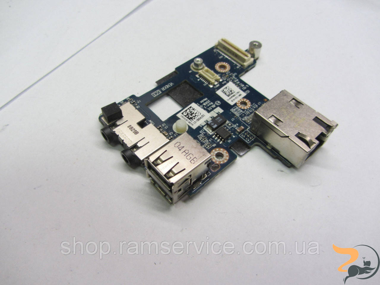 

Роз’єми audio, USB, LAN для ноутбука Dell Latitude E6400, *LS-3803P, LS-3804P, б/в