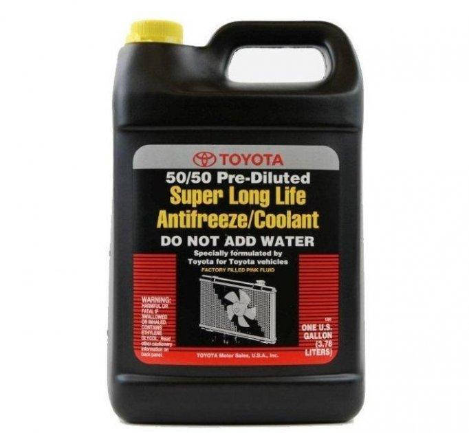 

Toyota Super LL Coolant, PINK 3.785 л. (00272SLLC2), Розовый