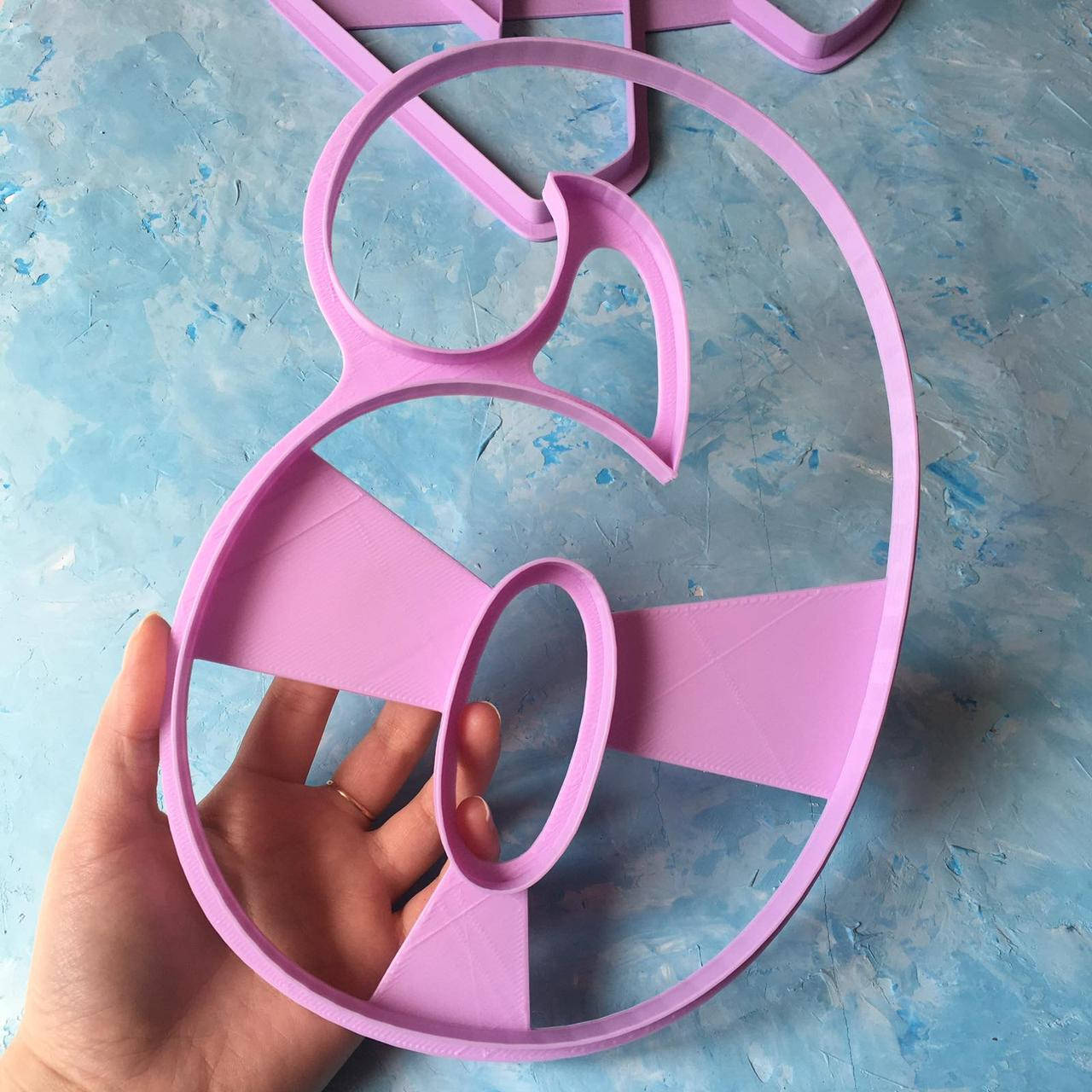 

Вирубка ТОРТ - ЦИФРА 26см. #6 та 9 / Вырубка - формочка для торта - цифры 26 см.