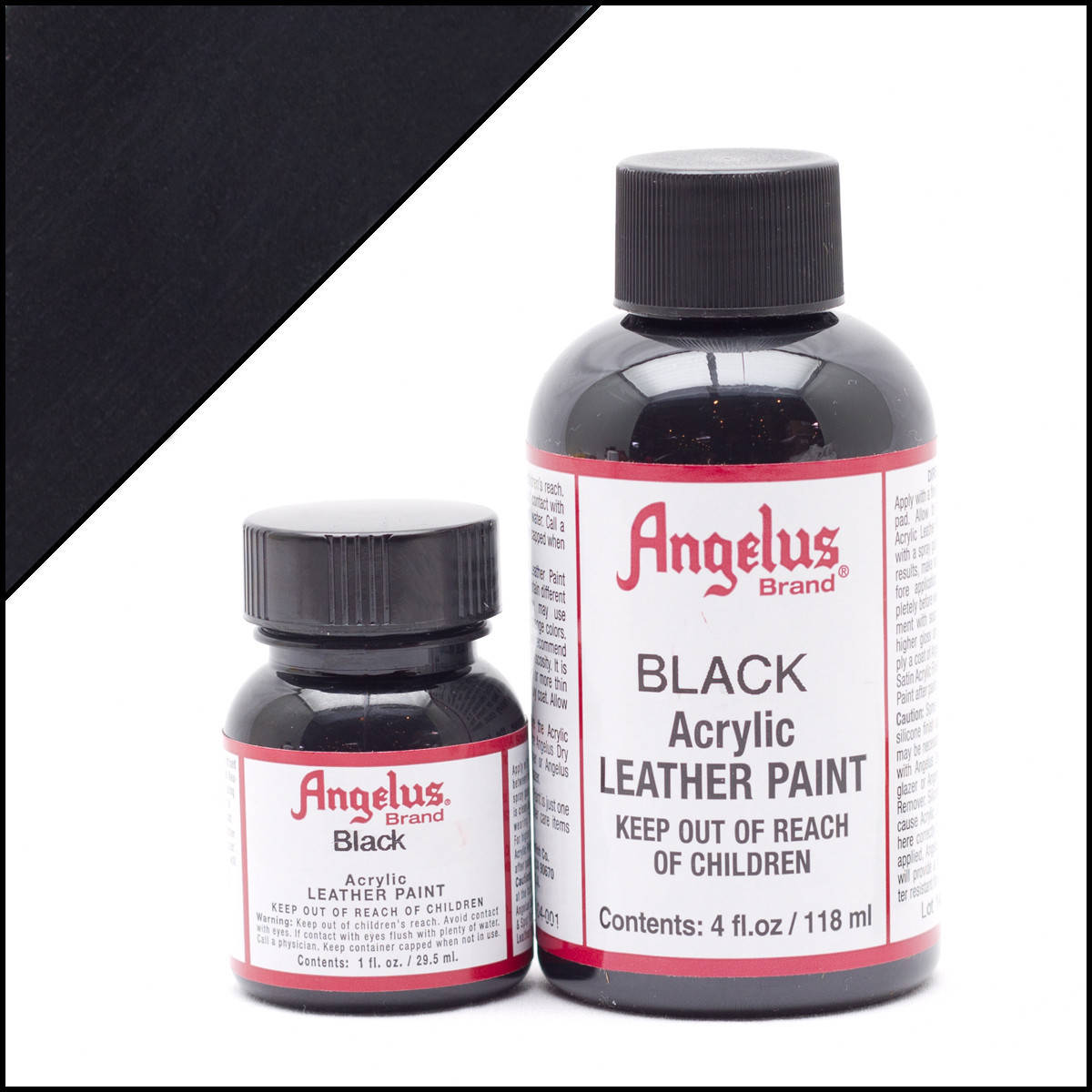 

Краска для кожи Angelus Black (черный)