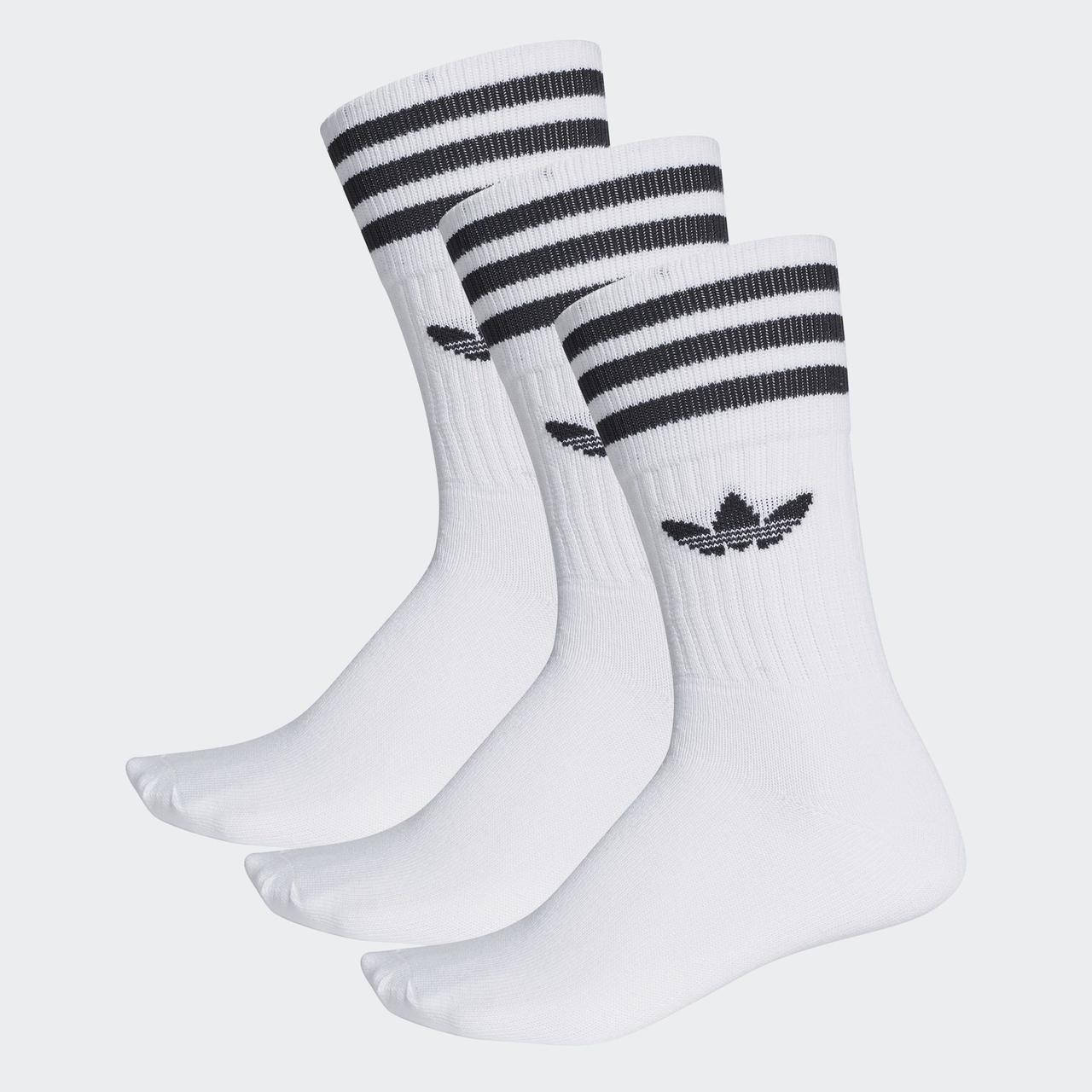 

Мужские Белые высокие носки Адидас на голень полу гетры носки Adidas высокое качество, Белый