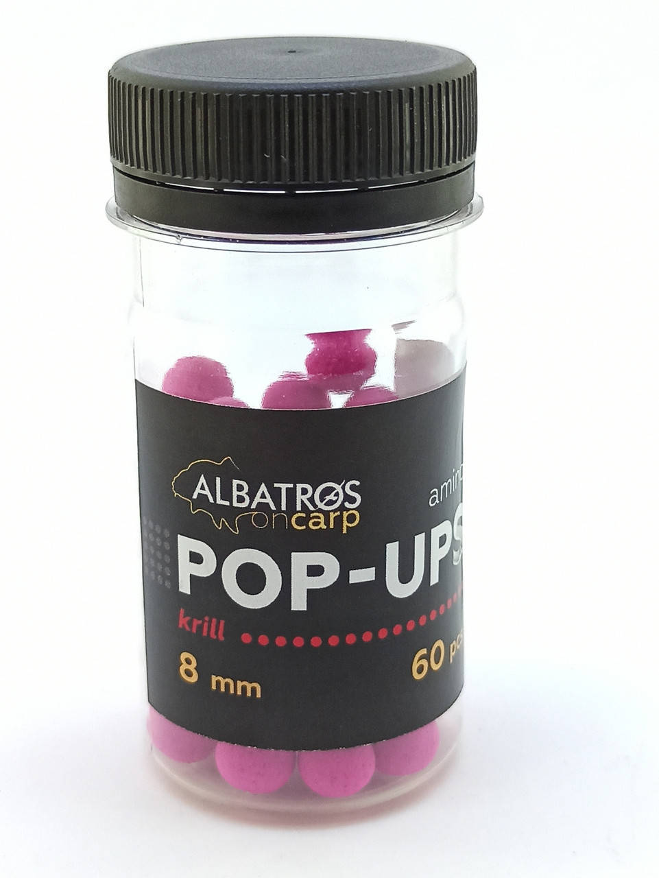 

Бойлы плавающие Amino POP-UP Krill (КРИЛЬ) 8мм "Albatros"