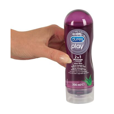 

Возбуждающий интимный гель смазка Durex Play Massage 2 in 1 Aloe Vera 200 мл (5038483962657)