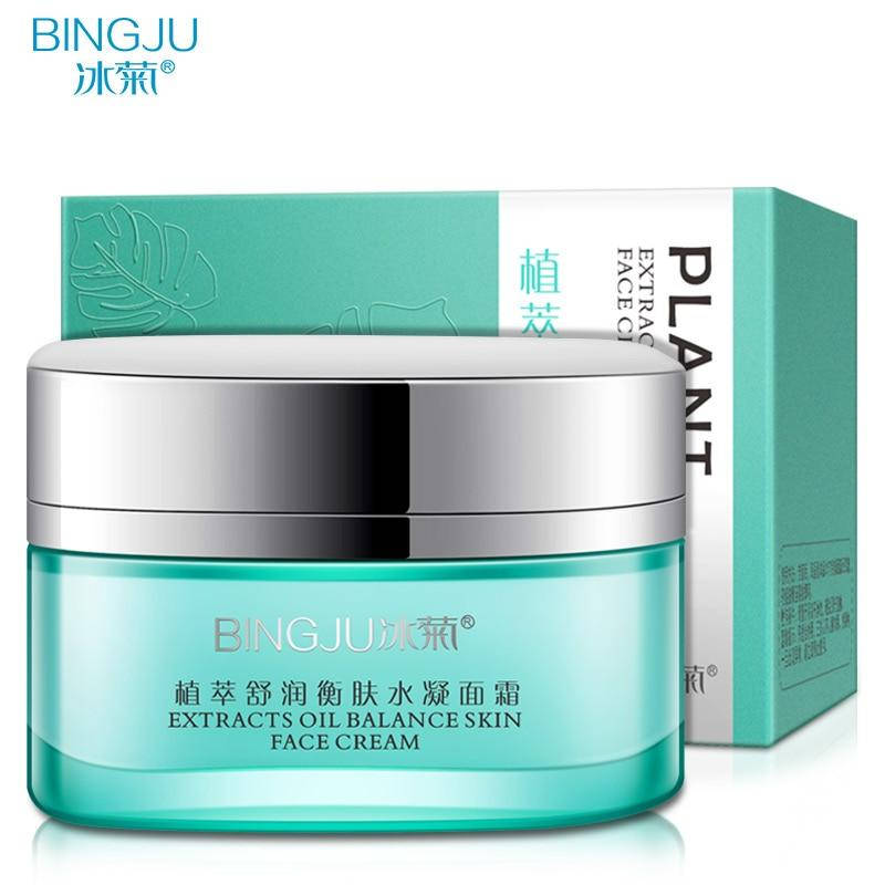 

БЕЗ КОРОБКИ! Успокаивающий крем-гель с экстрактом алоэ вера Bingju Plant Extracts Oil Balance Skin Face Cream,