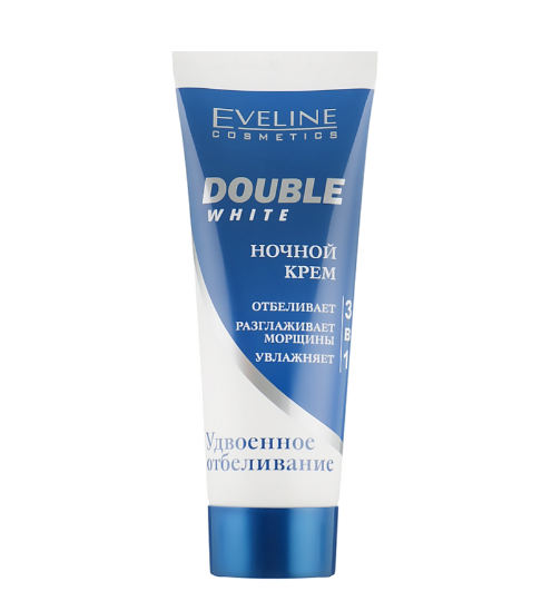 

Ночной крем для кожи лица Eveline Cosmetics Double White