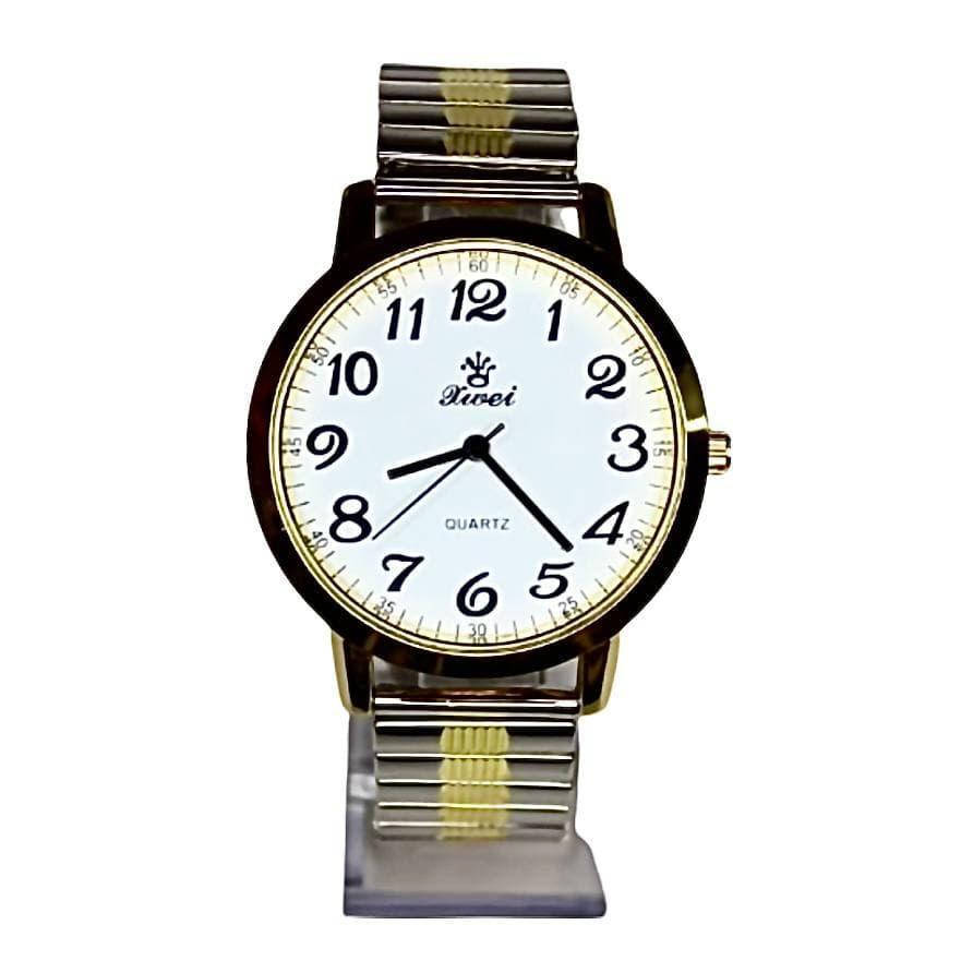 

Мужские часы на браслете d-40 (Gold White SilGold)(009113)