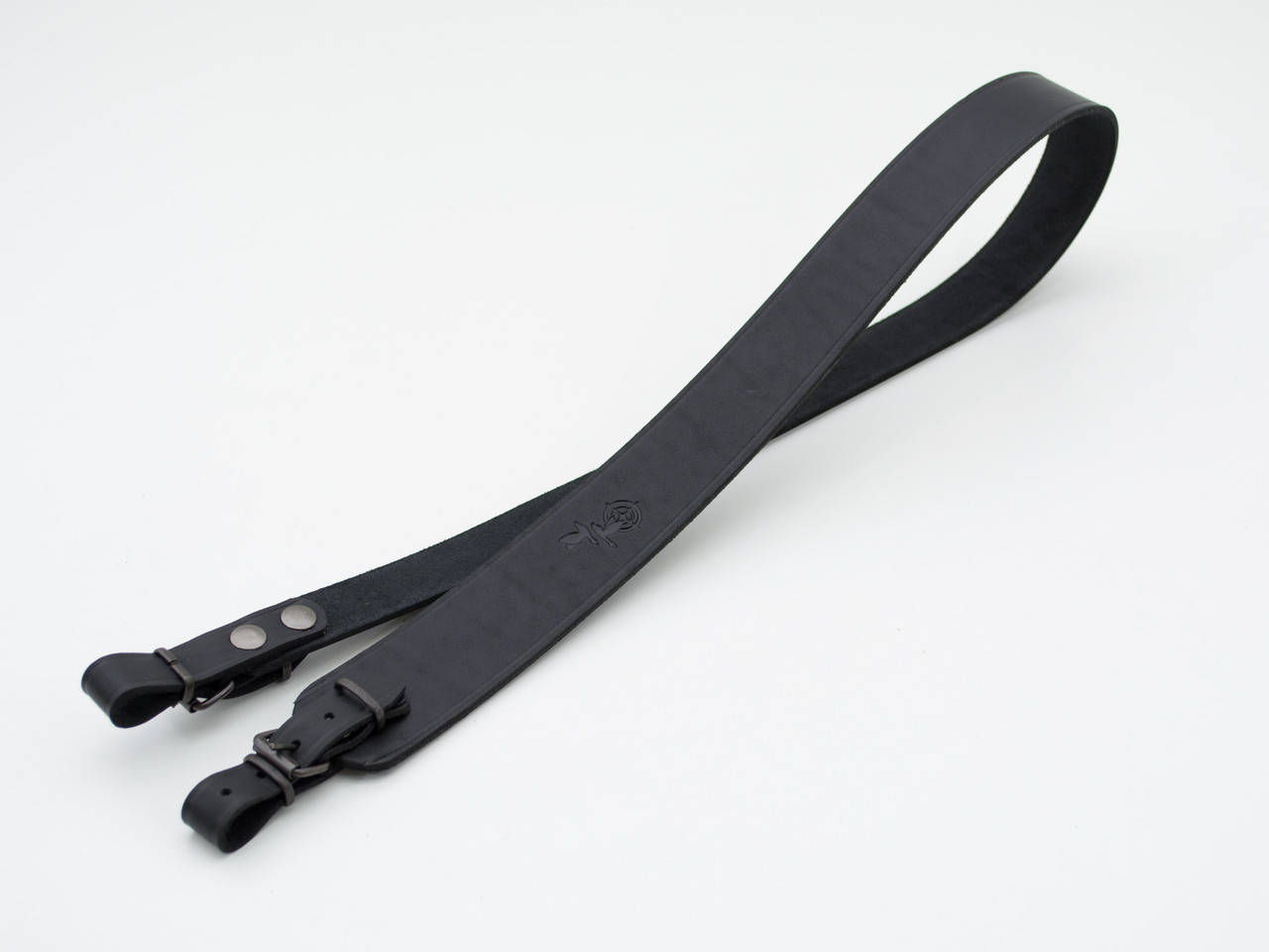 

Ремень охотничий Zoo-hunt трапеция кожаный тысненый черный 5027/1