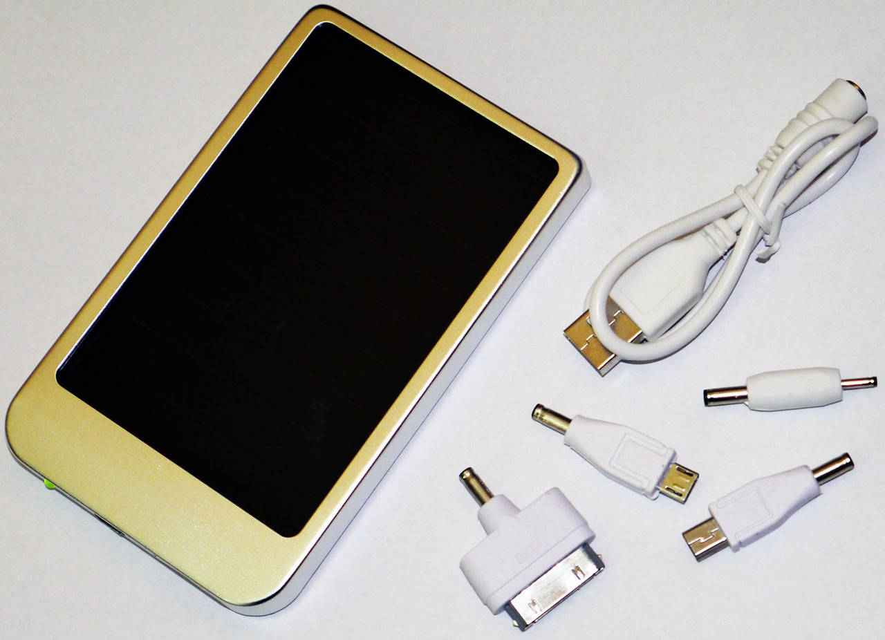 

Повер банк Power Bank 6000 mAh на сонечных батареях внешний аккумулятор универсальное зарядное