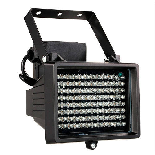 

Прожектор инфракрасный ИК для камер 96LED 60м уличный, черный 2005-00278