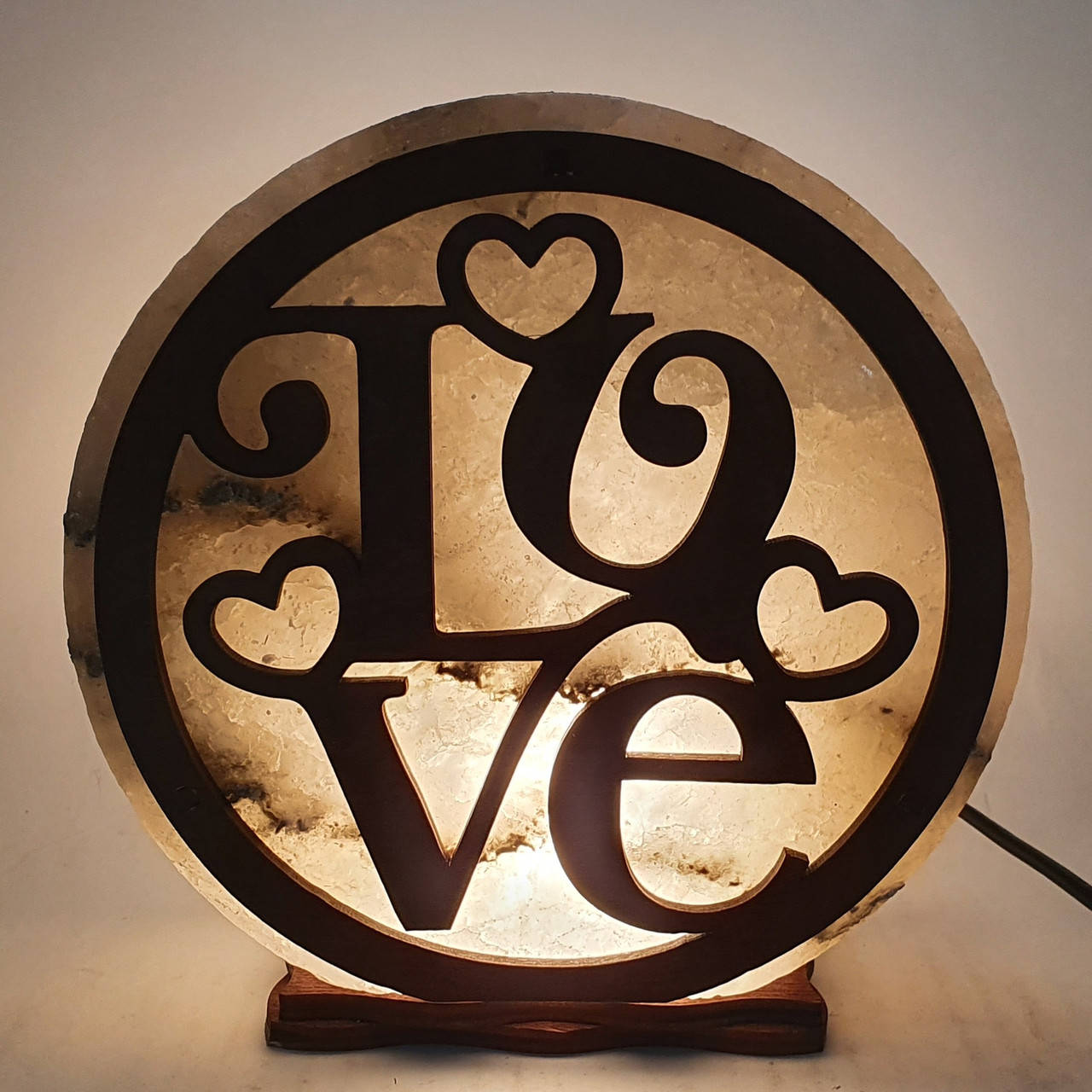 

Солевая лампа Любовь LOVE 3-4 кг