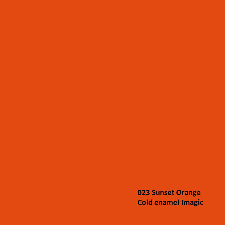 

Низкотемпературная эмаль Cold enamel Sunset Orange Оранжево-красная глухая