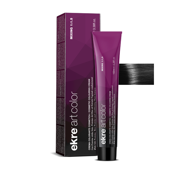 

Крем-краска для волос EKRE Art Color Cream №2 Very Dark Brown 100 мл (17182Qu)