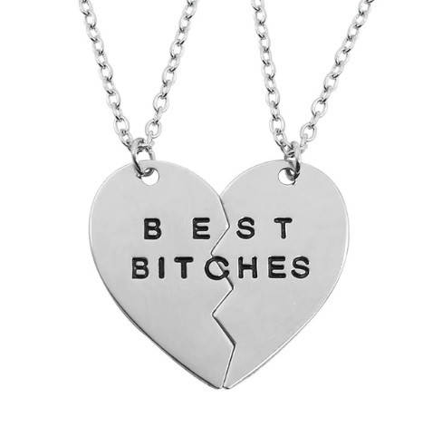 

Кулоны со стразами для друзей - best bitches