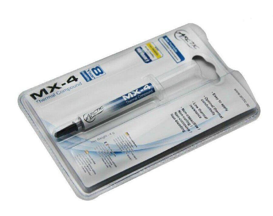 

Термопаста для ноутбука и ПК Arctic Cooling MX-4 8.5W/mK (4г), 4г
