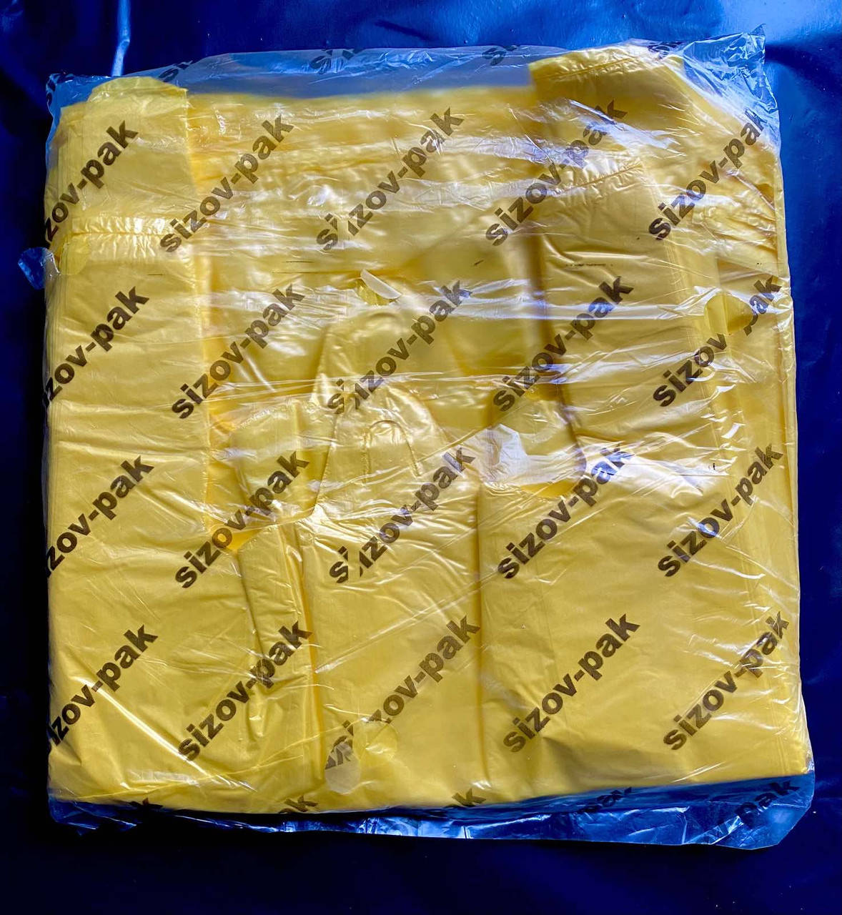 

Пакет майка особой плотности,,Желтый ,,25Х42(150 штук)