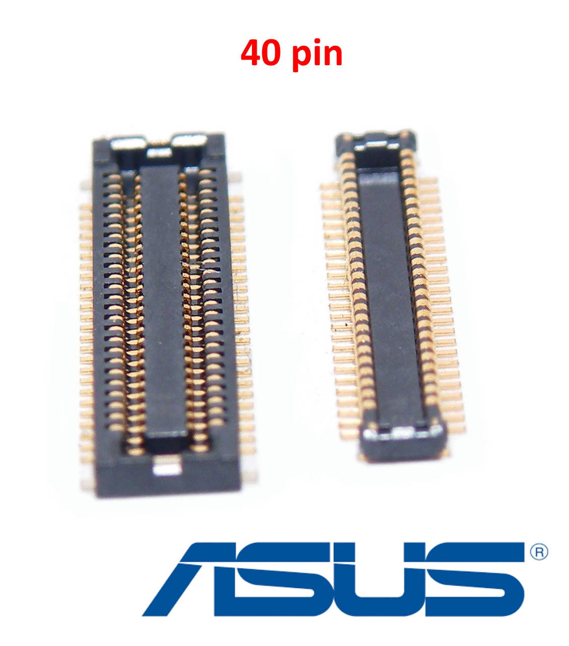 

2шт - Разъем межплатный ASUS X555S, A555S, K555S - 40pin - HDD Sound Board