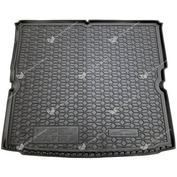 

Коврик в багажник Opel Zafira B 7-мест (2005-2010) (Avto-Gumm), Черный